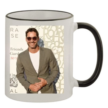 Tom Ellis 11oz Colored Rim & Handle Mug