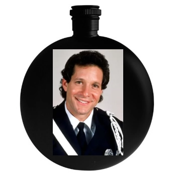 Steve Guttenberg Round Flask