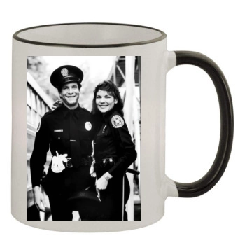 Steve Guttenberg 11oz Colored Rim & Handle Mug