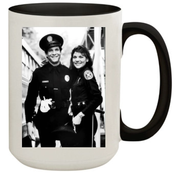 Steve Guttenberg 15oz Colored Inner & Handle Mug