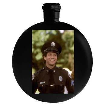 Steve Guttenberg Round Flask