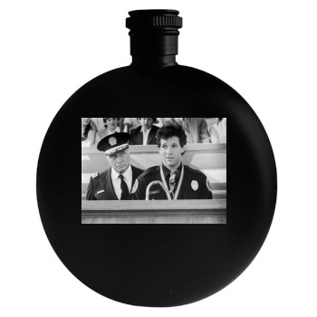 Steve Guttenberg Round Flask