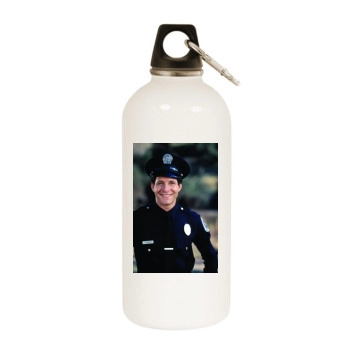 Steve Guttenberg White Water Bottle With Carabiner