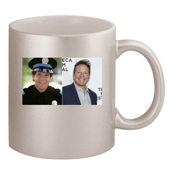 Steve Guttenberg 11oz Metallic Silver Mug