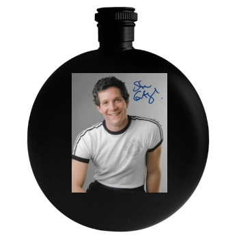 Steve Guttenberg Round Flask