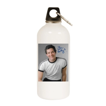 Steve Guttenberg White Water Bottle With Carabiner