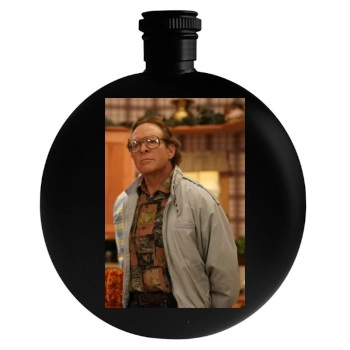 Steve Guttenberg Round Flask