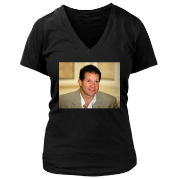 Steve Guttenberg Women's Deep V-Neck TShirt