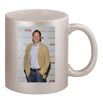 Steve Guttenberg 11oz Metallic Silver Mug