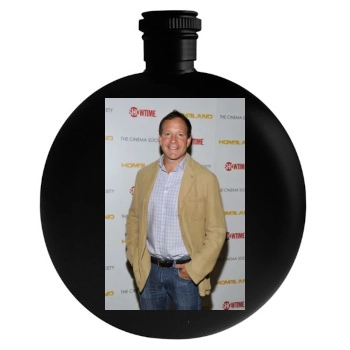 Steve Guttenberg Round Flask