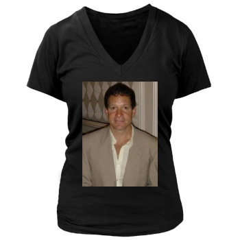 Steve Guttenberg Women's Deep V-Neck TShirt