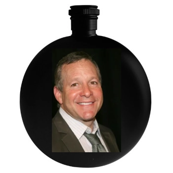 Steve Guttenberg Round Flask