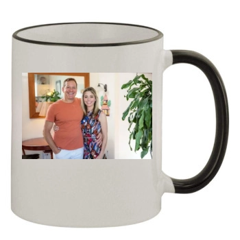 Steve Guttenberg 11oz Colored Rim & Handle Mug