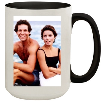 Steve Guttenberg 15oz Colored Inner & Handle Mug