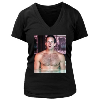 Steve Guttenberg Women's Deep V-Neck TShirt