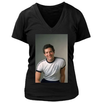 Steve Guttenberg Women's Deep V-Neck TShirt