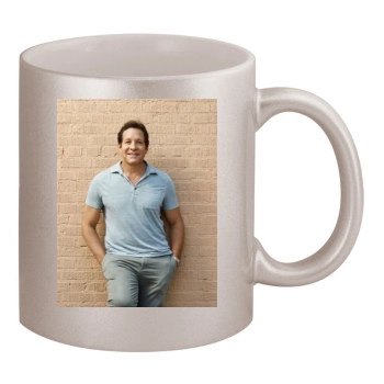 Steve Guttenberg 11oz Metallic Silver Mug