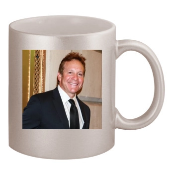 Steve Guttenberg 11oz Metallic Silver Mug