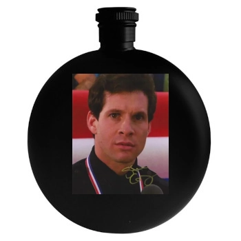 Steve Guttenberg Round Flask