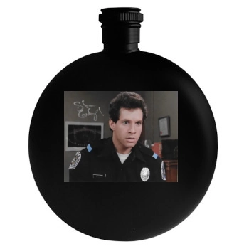 Steve Guttenberg Round Flask