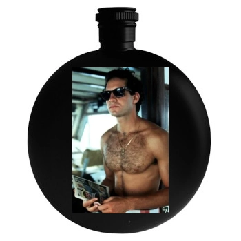 Steve Guttenberg Round Flask