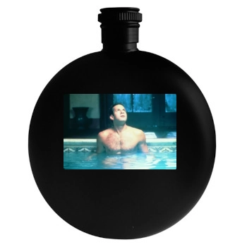 Steve Guttenberg Round Flask