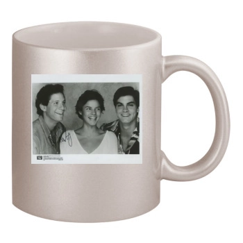 Steve Guttenberg 11oz Metallic Silver Mug