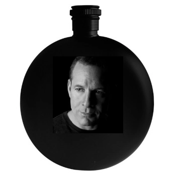 Steve Guttenberg Round Flask