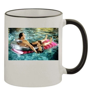 Steve Guttenberg 11oz Colored Rim & Handle Mug