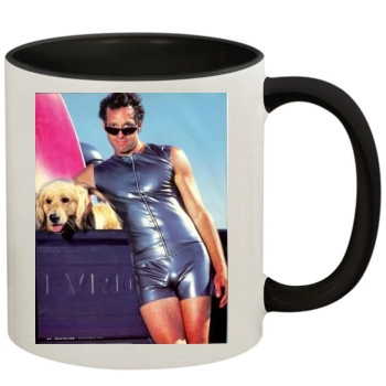 Steve Guttenberg 11oz Colored Inner & Handle Mug