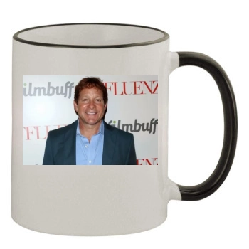 Steve Guttenberg 11oz Colored Rim & Handle Mug