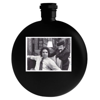 Steve Guttenberg Round Flask