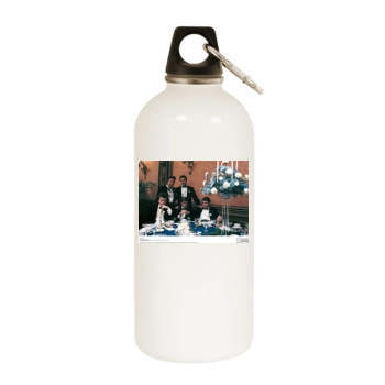 Steve Guttenberg White Water Bottle With Carabiner