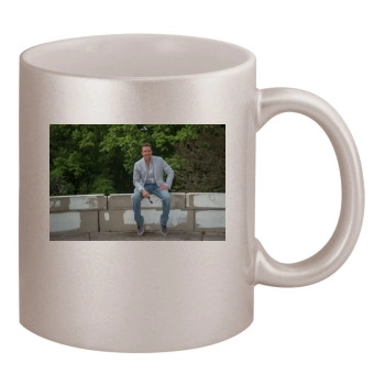 Steve Guttenberg 11oz Metallic Silver Mug