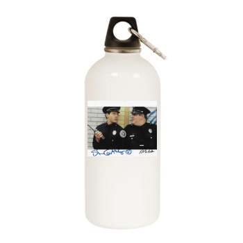 Steve Guttenberg White Water Bottle With Carabiner