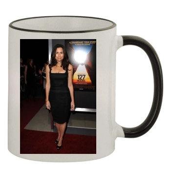 Minnie Driver 11oz Colored Rim & Handle Mug