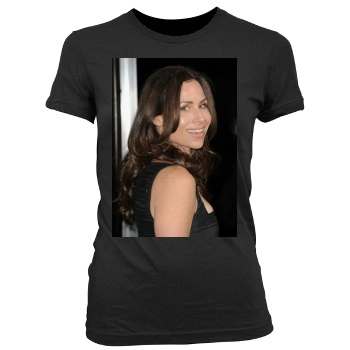 Minnie Driver Women's Junior Cut Crewneck T-Shirt