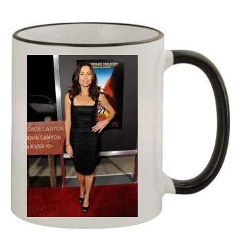 Minnie Driver 11oz Colored Rim & Handle Mug