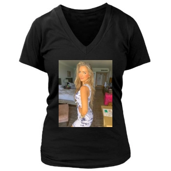 Holly JoAnne Women's Deep V-Neck TShirt