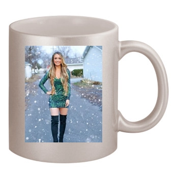 Holly JoAnne 11oz Metallic Silver Mug