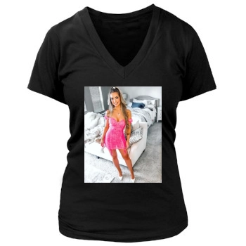 Holly JoAnne Women's Deep V-Neck TShirt