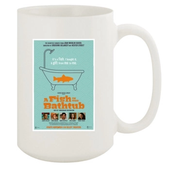 A Fish in the Bathtub (1999) 15oz White Mug