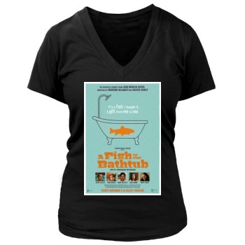 A Fish in the Bathtub (1999) Women's Deep V-Neck TShirt