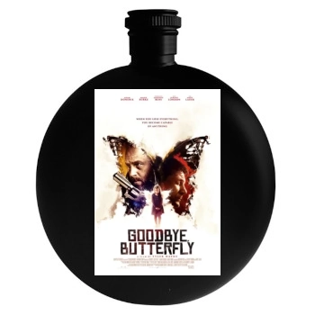 Goodbye, Butterfly (2020) Round Flask