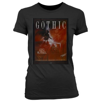 Gothic (1987) Women's Junior Cut Crewneck T-Shirt