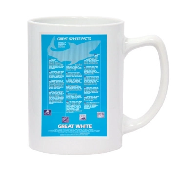 Great White (1982) 14oz White Statesman Mug