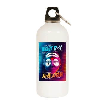 Honey Boy (2019) White Water Bottle With Carabiner