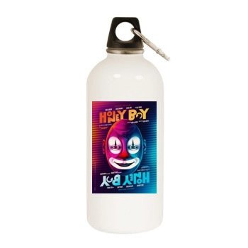 Honey Boy (2019) White Water Bottle With Carabiner