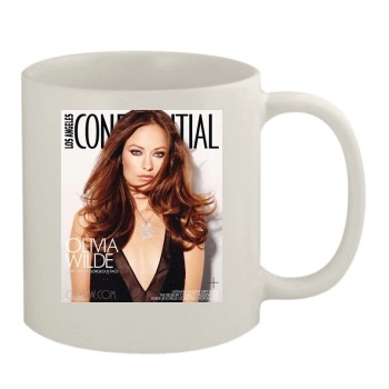 Olivia Wilde 11oz White Mug