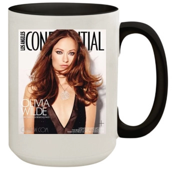 Olivia Wilde 15oz Colored Inner & Handle Mug